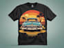 make vintage retro tshirt design for you