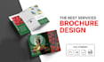 create trifold brochure company flyer design