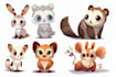 draw an eyecatchy mascot, animal cartoon character
