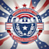 create patriotic and political logo