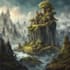 create fantasy landscape concept art