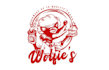 wake up woolfie bakery logo design