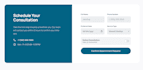 create custom landing page