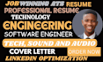 craft a professional ats compliant resume, sales, tech, software engineer