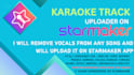 upload karaoke songs on starmaker app