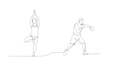 create an animated continuous line art