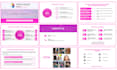 design pitch deck or powerpoint presentation
