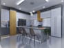 design 3d kitchen cabinet with realistic rendering