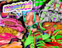 create digital illustration mutan, monster 2d style