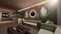do model and magnificent interior design for house with 3d render