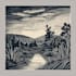 draw illustrations using linocut technique