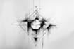 make a geometric tattoo design