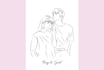 create line art drawing from photo