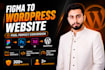 convert figma, PSD, and adobe xd to wordpress website using elementor