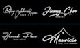 design handwriting, cursive, sign, scripted  handwritten logo