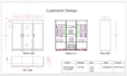 create modern closet, wardrobe, cabinet interior wood work
