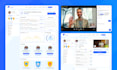 do website redesign in figma including UX UI improvement design