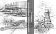 do architectural hand drawing in black and white
