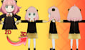 anime character  creation 2d to 3d