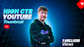design youtube thumbnail in 1 hr with one more variation