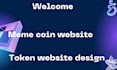 design meme coin, pepe, token website for you