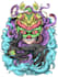 digital illustration in unique 2d style