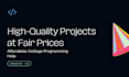 create projects for college or school students