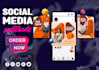 do 2 pro social media posts design facebook ads posts instagram stories in 24h