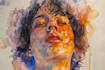 draw your portrait in watercolor