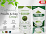 do modern pouch design, food pouch design, tea pouch design