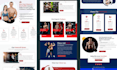design fitness website fitness landing page gym website personal trainer website