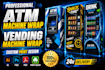 design professional atm machine, vending machine wrap design