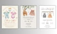 design a gender reveal invitation card