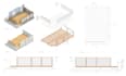 do architecture and construction drawing of the deck
