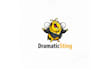 cartoon style logo featuring bumblebee opera singer character