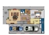 render 2d floor plans in photoshop professionally