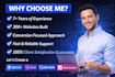 design wordpress website using divi, elementor, bricks, and oxygen builder