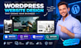 design wordpress website using divi, elementor, bricks, and oxygen builder