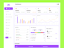 design dashboard, web app, saas UI UX, CRM and admin panel UI UX design