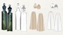 make technical drawing and fashion illustration
