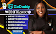 godaddy website redesign godaddy website design, develop godaddy website design