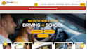 design driving school driving instructor website  elearning educational website