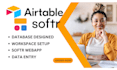 design softr webapp, airtable database, softr airtable setup airtable automation