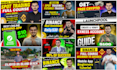 design eye catching clickbait attractive crypto thumbnails