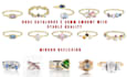 do jewelry retouching for golden or silver rings with diamonds
