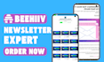 setup beehiiv account beehiiv ai newsletter template design beehive landing page