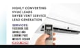generate hvac leads hvac repair thermostat technician airduct tech hvac website