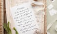 write anything calligraphy, hand lettering for wedding vows