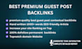 do premium best guest post contextual backlinks service