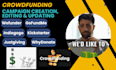 create crowdfunding kickstarter indiegogo gofundme wefunder fundraising